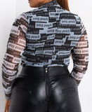 Juicy Peach Long Sleeve Bodysuit